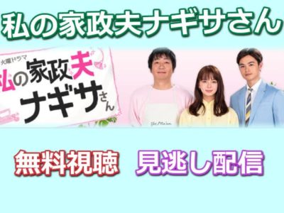 私の家政夫ナギサさん無料視聴